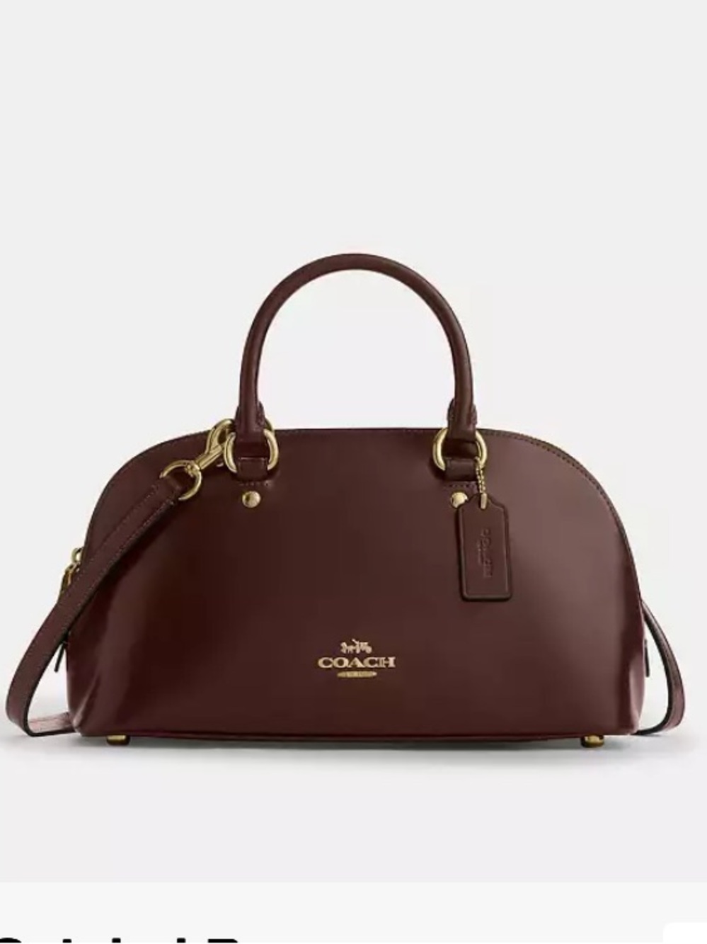 Coach Lara Satchel Bag in Maple